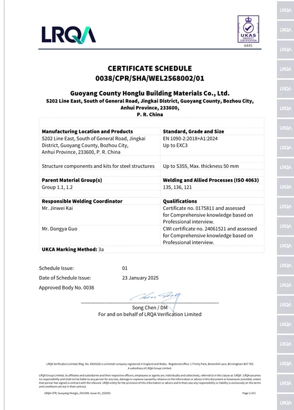 LRQA Certification