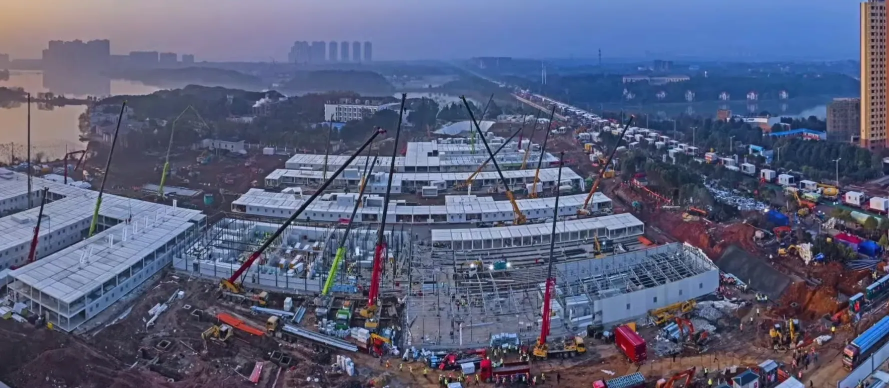 Huoshenshan Hospital Construction